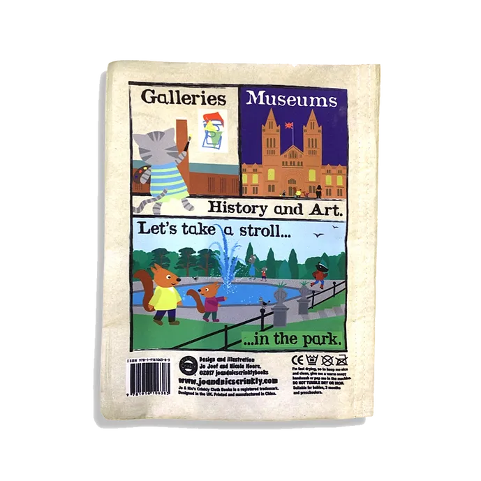 Nursery Times Crinkly Newspaper - Busy day in London