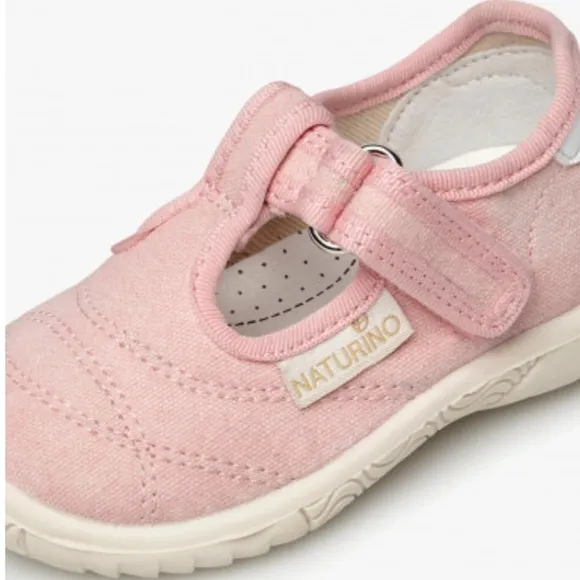 NWT NATURINO OSTUNI ORGANIC Organic fabric sandals in Pink