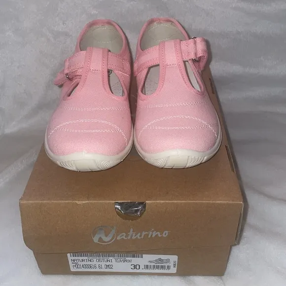 NWT NATURINO OSTUNI ORGANIC Organic fabric sandals in Pink