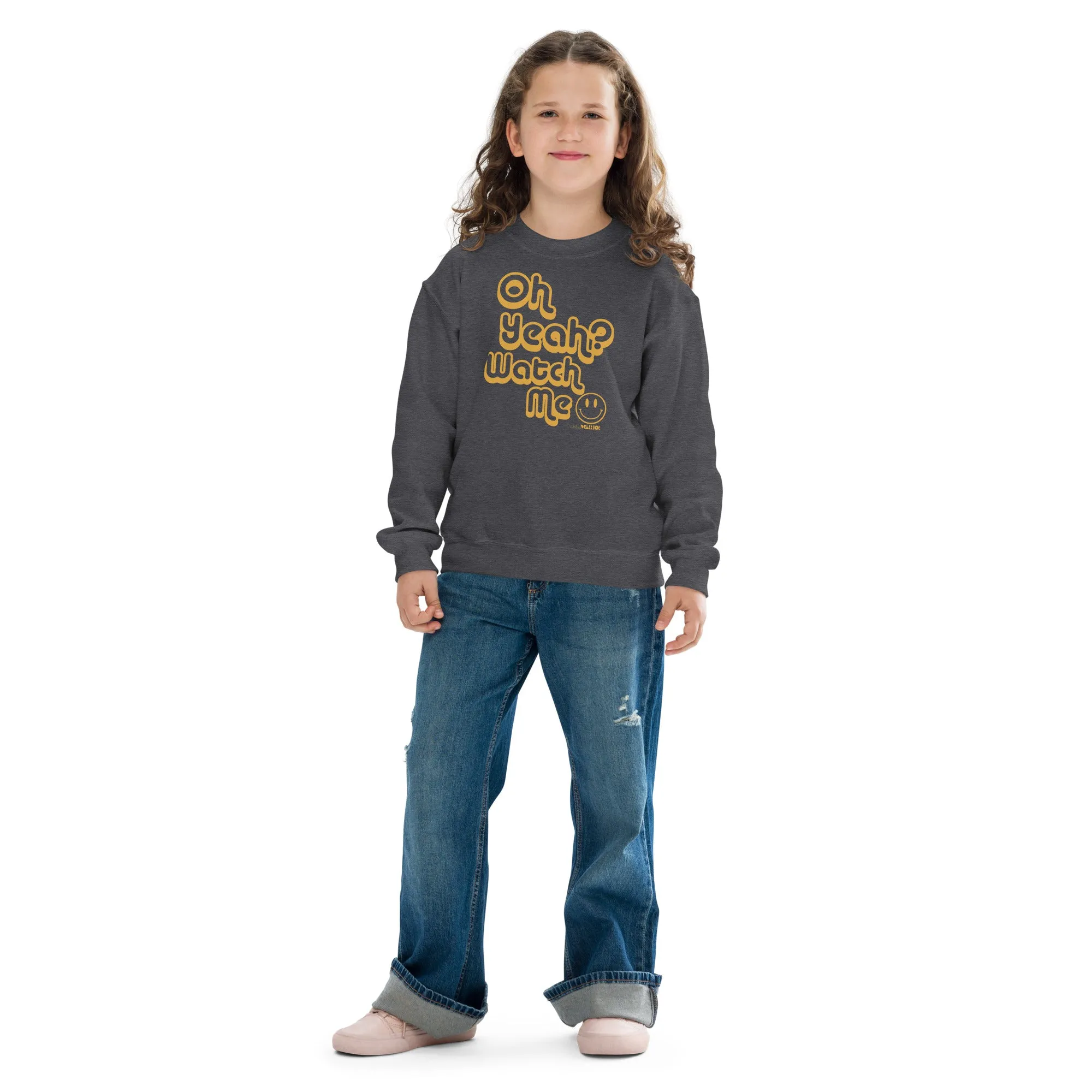 “Oh Yeah” Youth crewneck sweatshirt