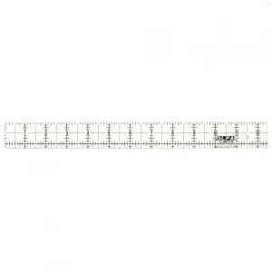 OLFA X-Design QR 1" x 12" Non-Slip Frosted Acrylic Ruler