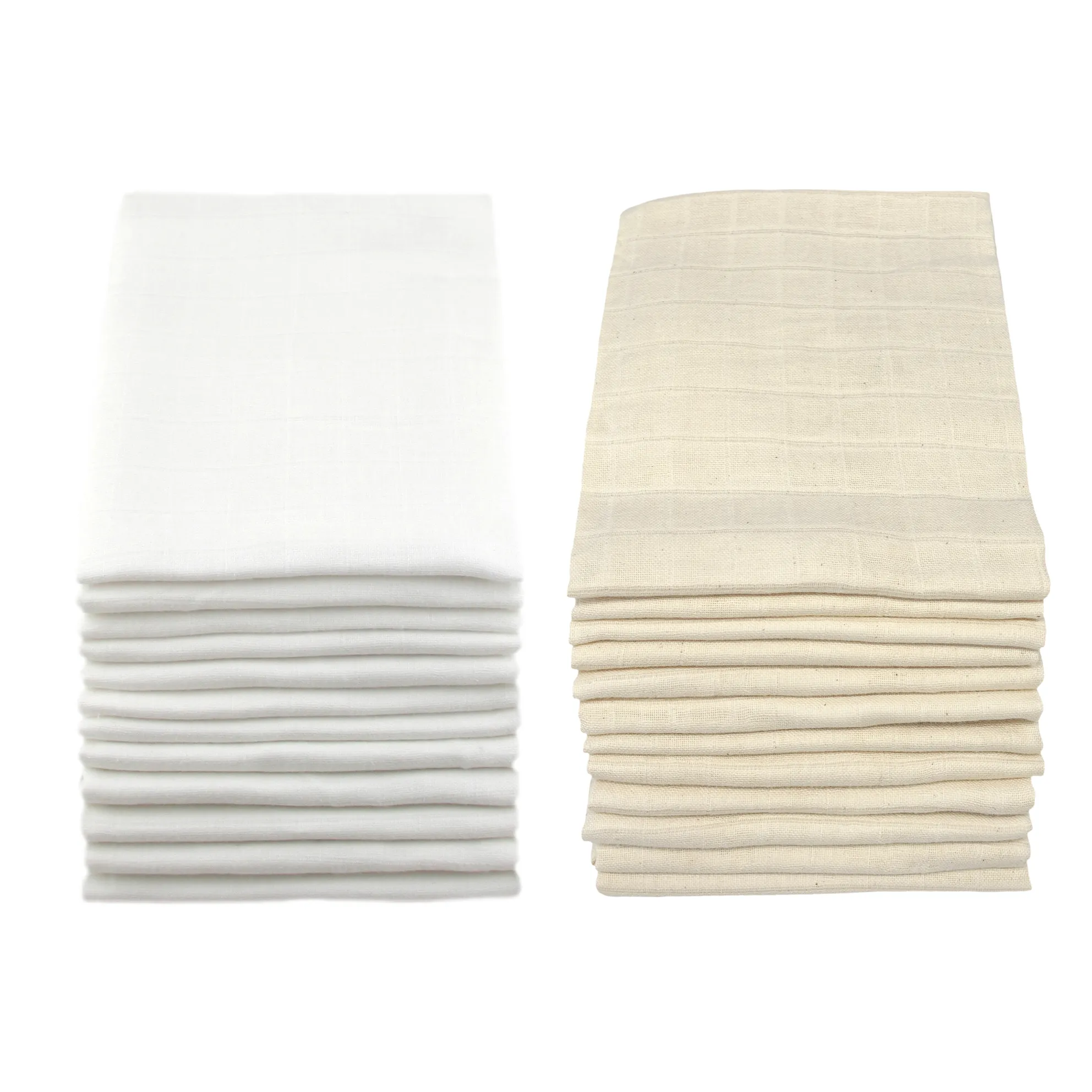 Organic Muslin Squares | White