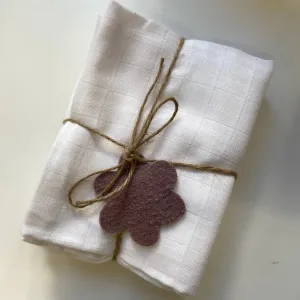 Organic Muslin Squares | White