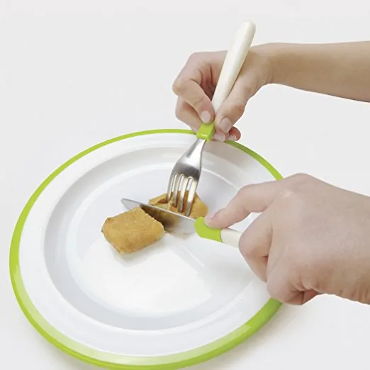 OXO Tot Big Kids Plate with Non-Slip Base - Green
