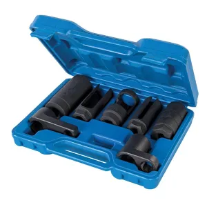 Oxygen Sensor Socket Set   Storage Case 7pc Silverline 366737 TT