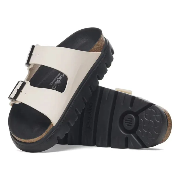 Papillio (Birkenstock) - Arizona Pap Chunky Eggshell/Black