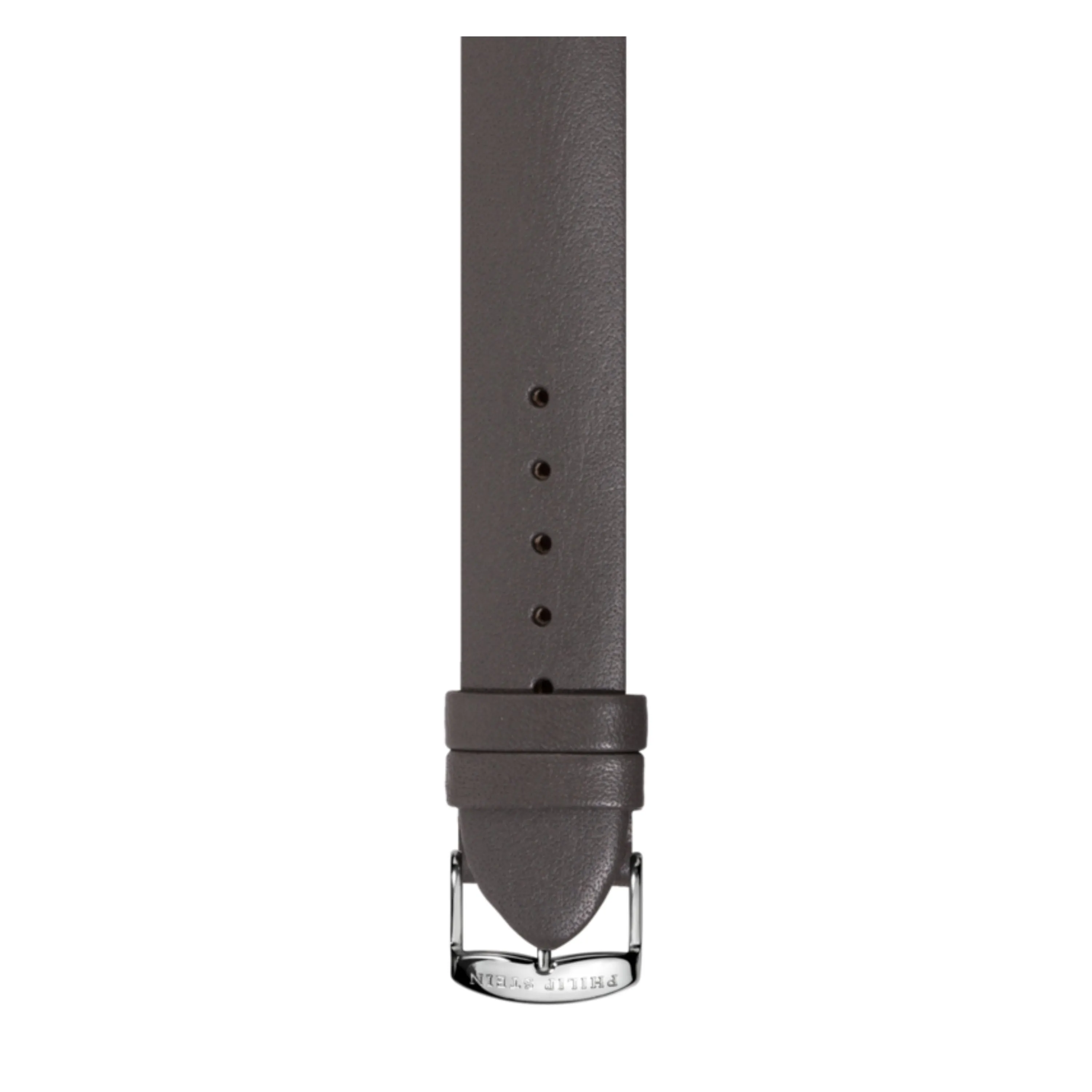 PHILIP STEIN Signature Grey Calf Leather Strap Size 2
