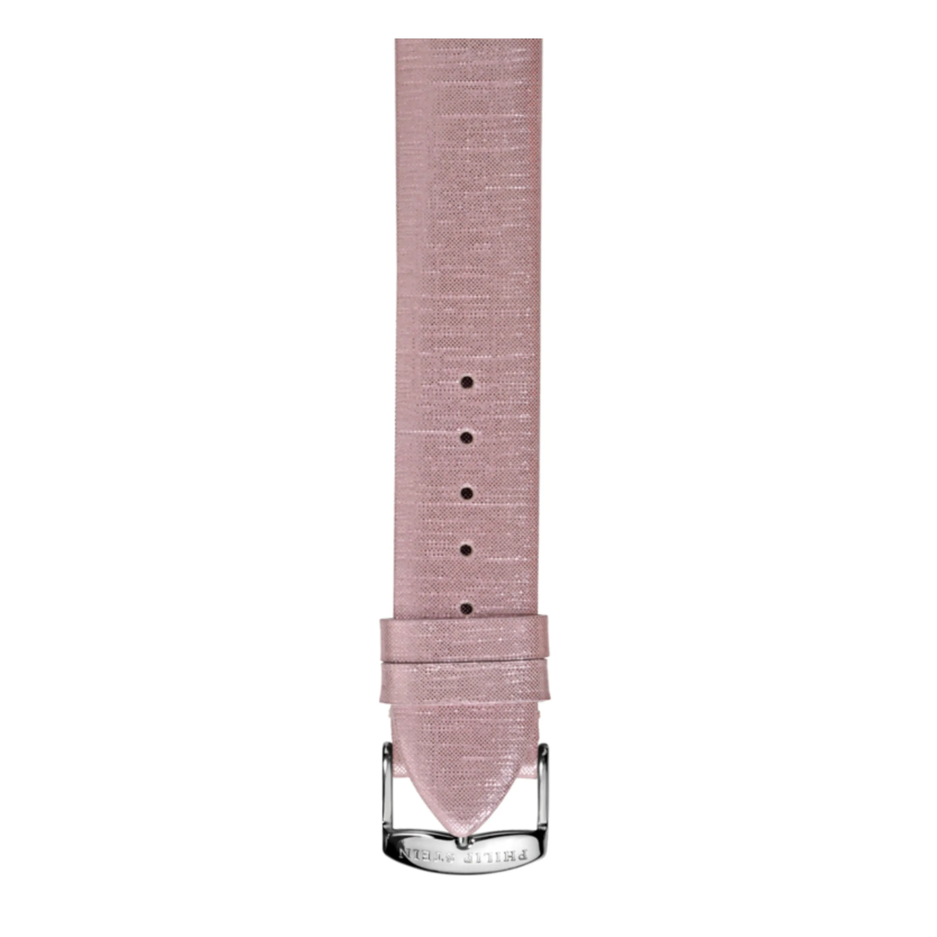 PHILIP STEIN Signature Metallic Lavender Calf Strap Size 2