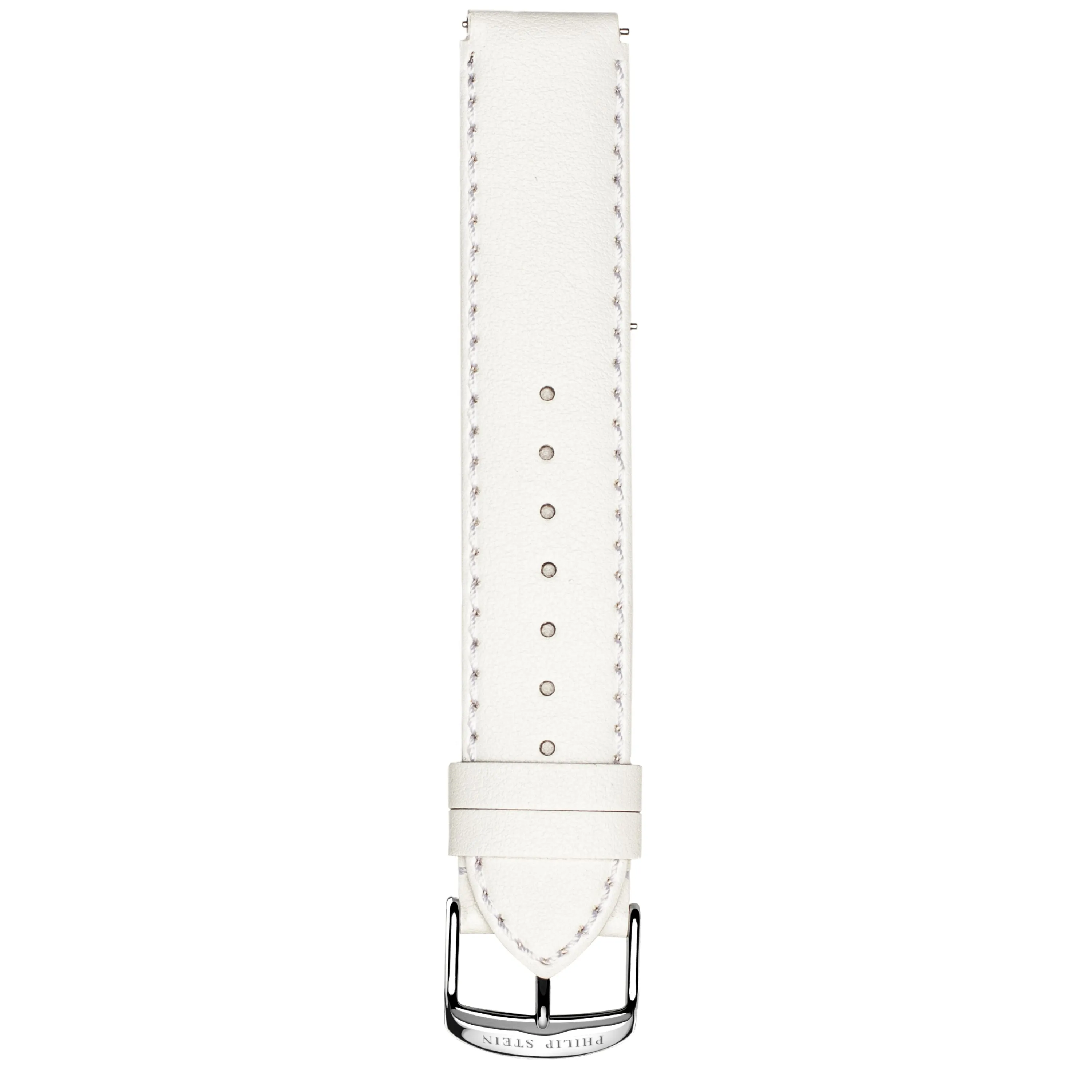 PHILIP STEIN Signature White Apple-peel Strap Size 2
