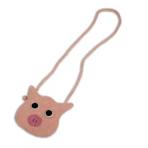 Pig Face Long Handle Coin Purse