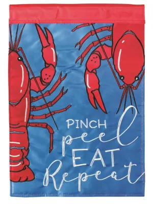 Pinch Peel Eat Repeat Flag