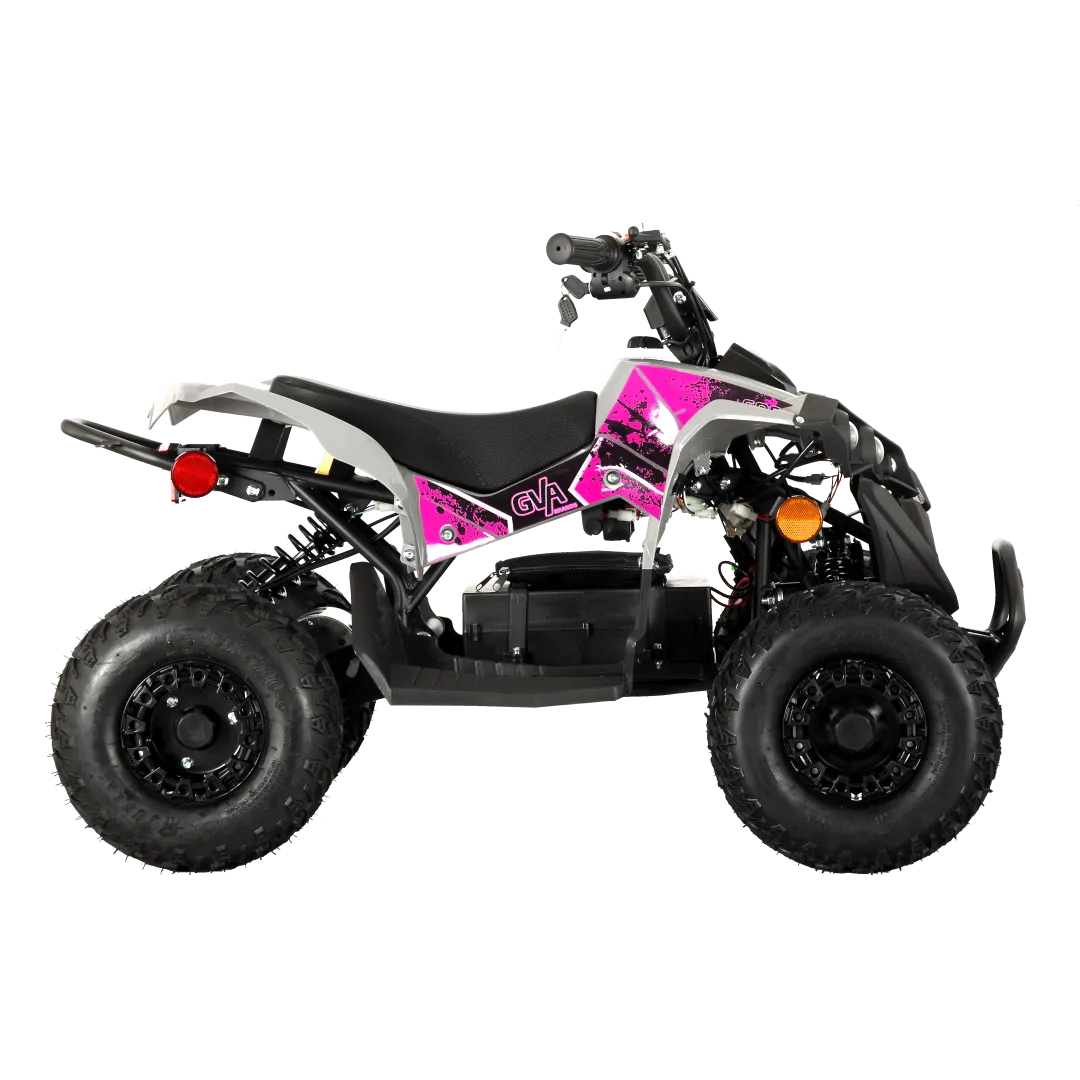 Pioneer 1200W Kids ATV 4 Wheeler with 14" Tires - Pink