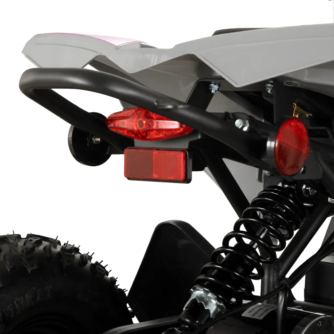 Pioneer 1200W Kids ATV 4 Wheeler with 14" Tires - Pink