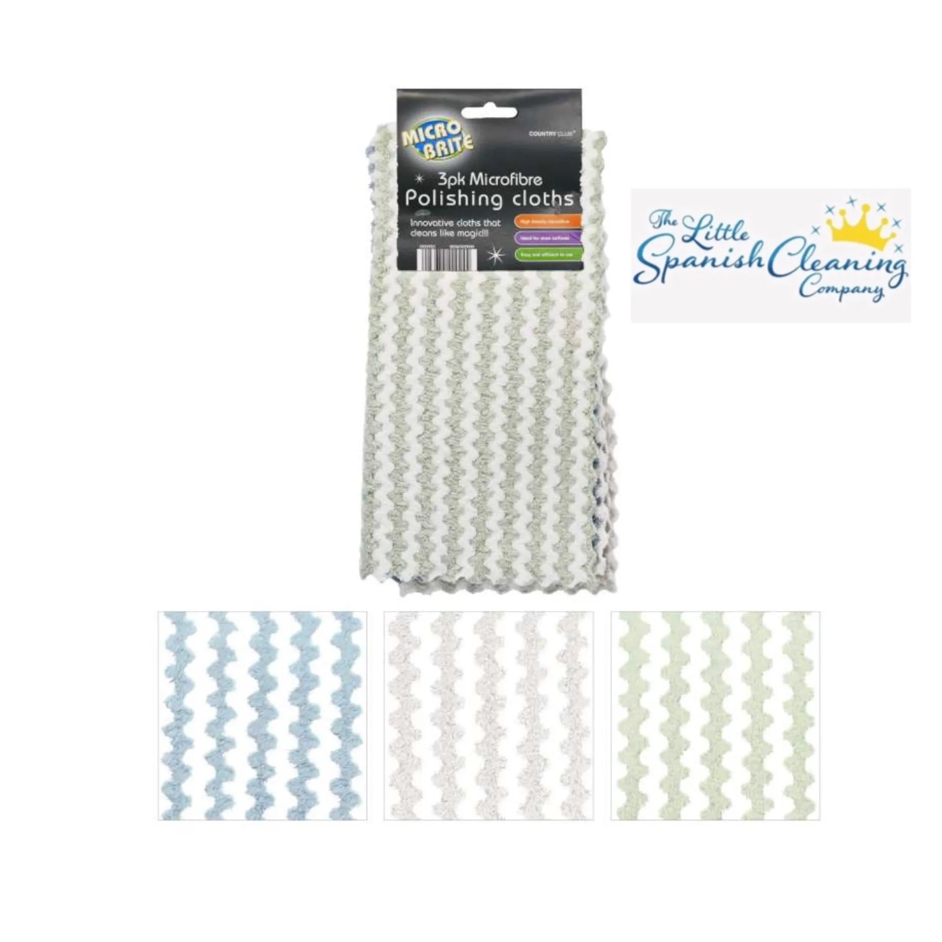 Polishing Cloth 3 pack Microfibre