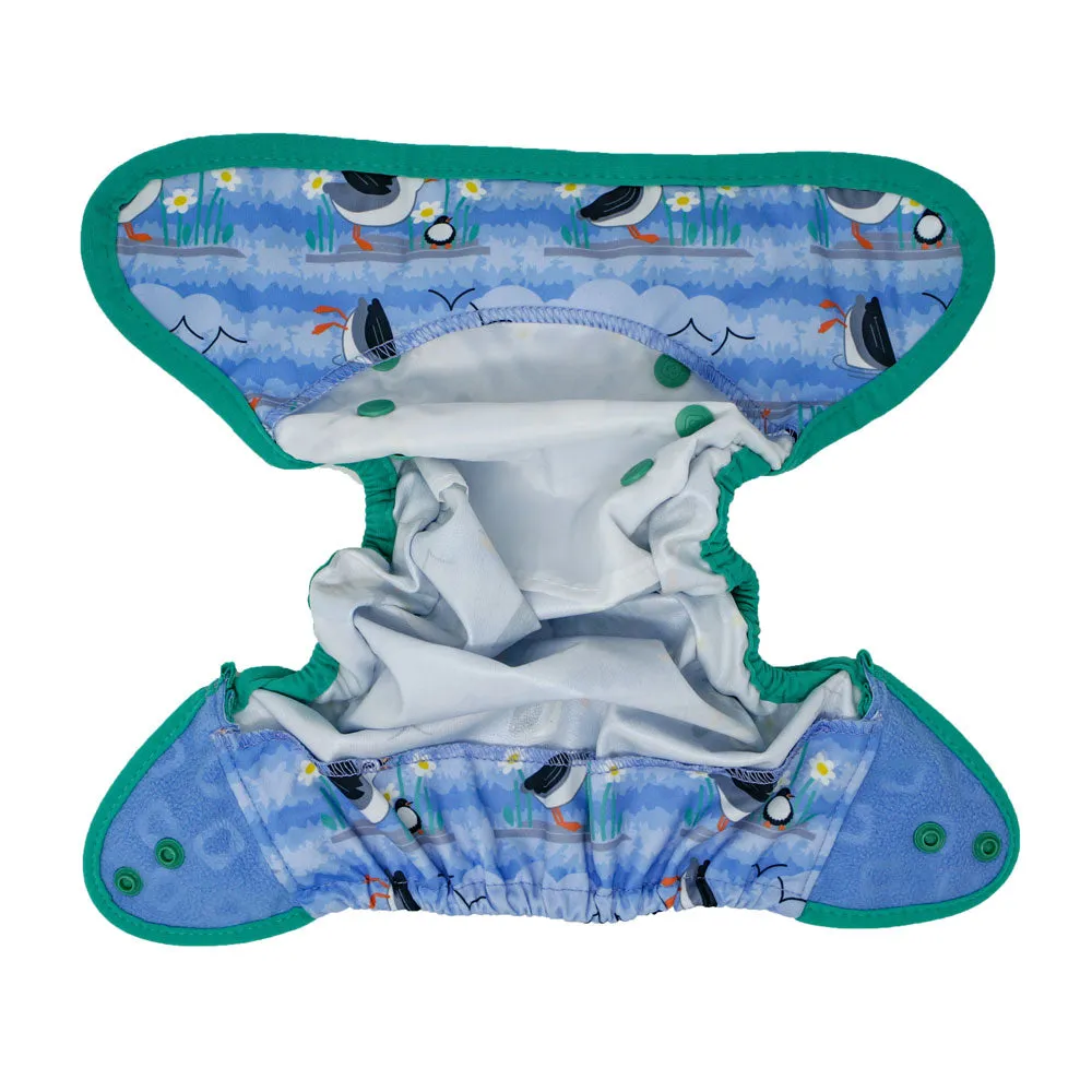 Pop-in V2 Puffin Bio Laminate Popper Nappy Wrap