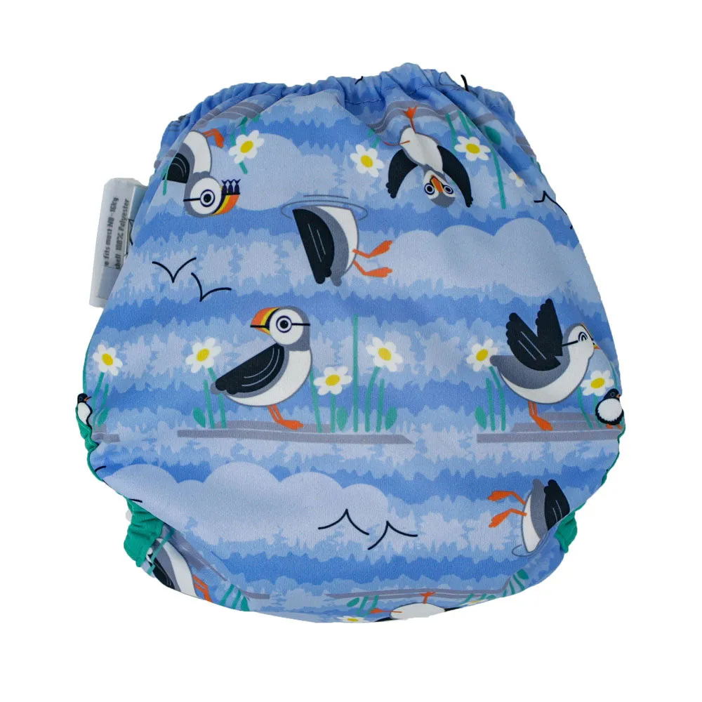 Pop-in V2 Puffin Bio Laminate Popper Nappy Wrap