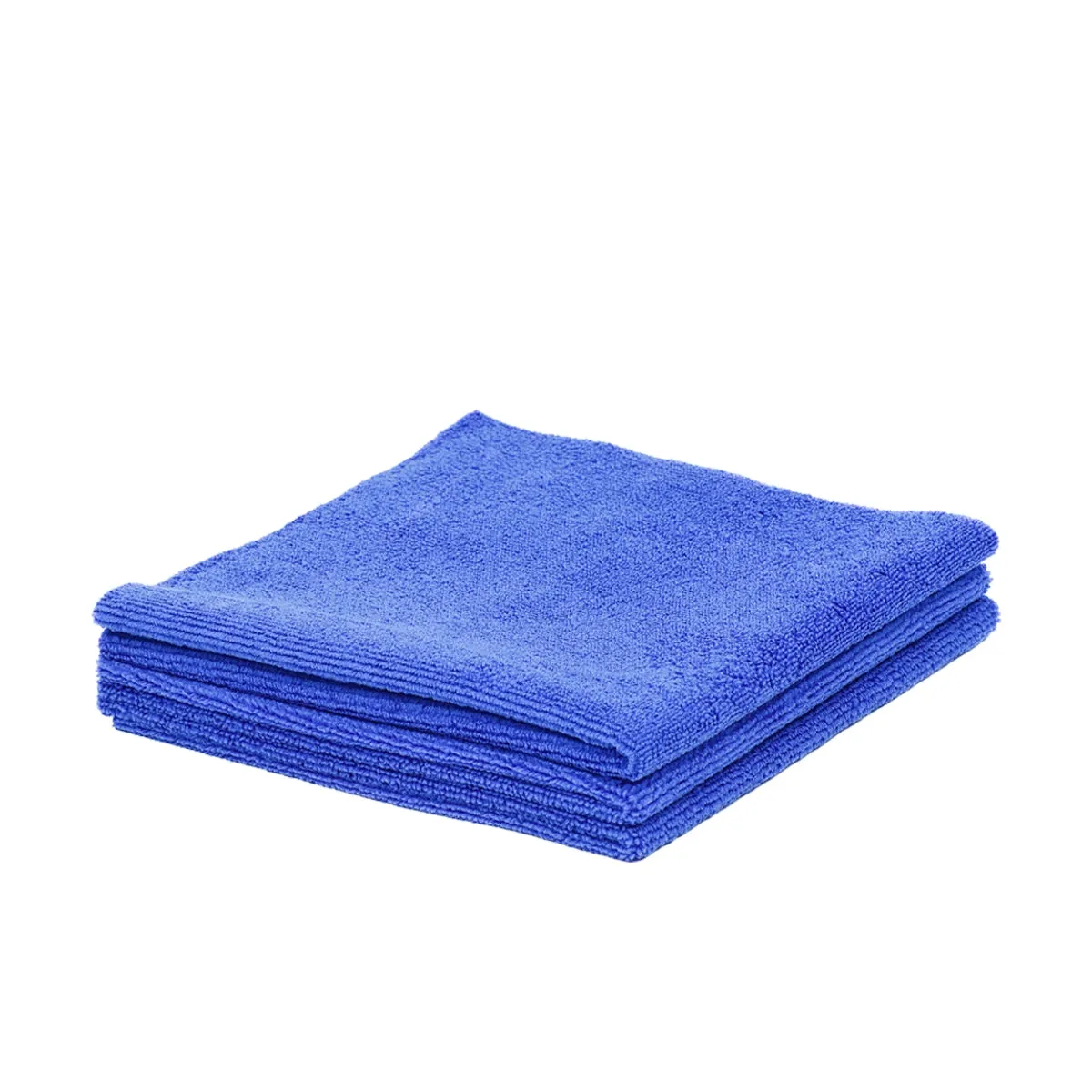 Poshlyf Microfiber Cloth Edgeless Ultrasonic Cut 40cm x 40cm Blue 380 GSM