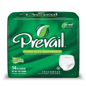 Prevail Super Plus Underwear - X-Large 56/case