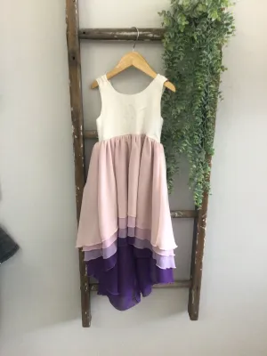 Purple flow dress- 5
