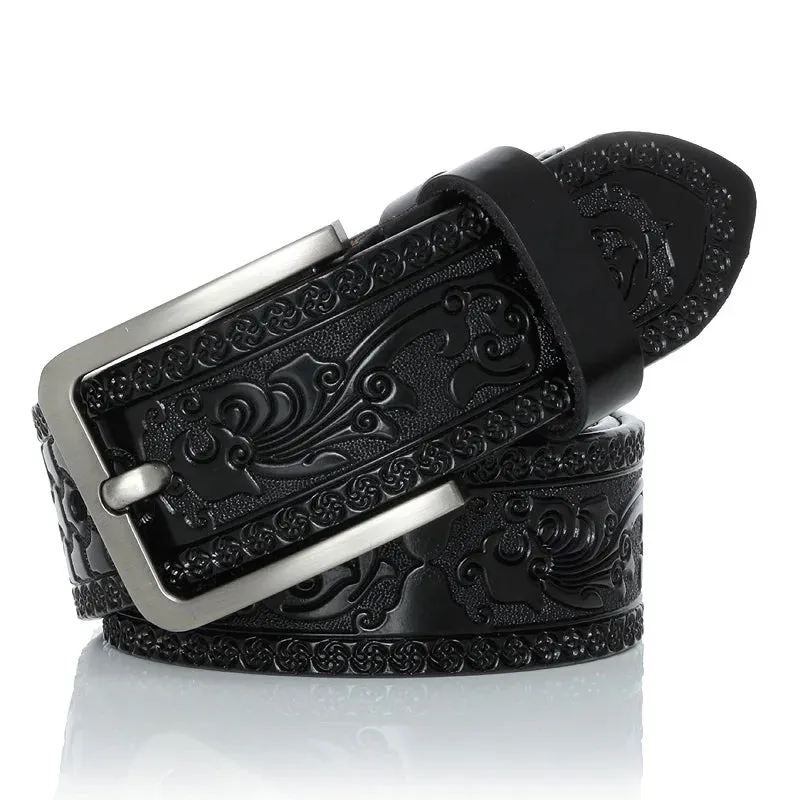 Ravello Grain Leather Belt