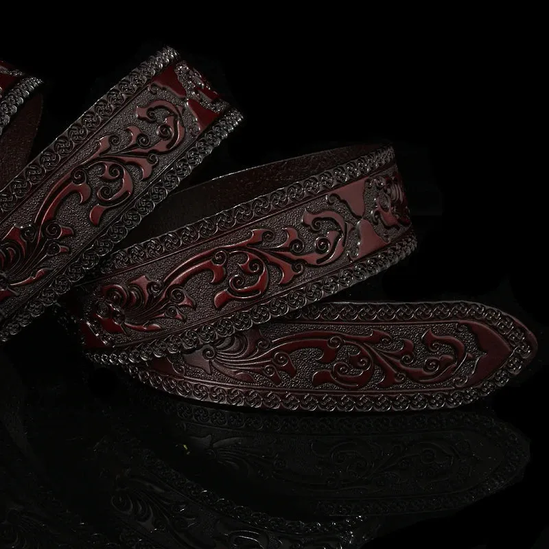 Ravello Grain Leather Belt