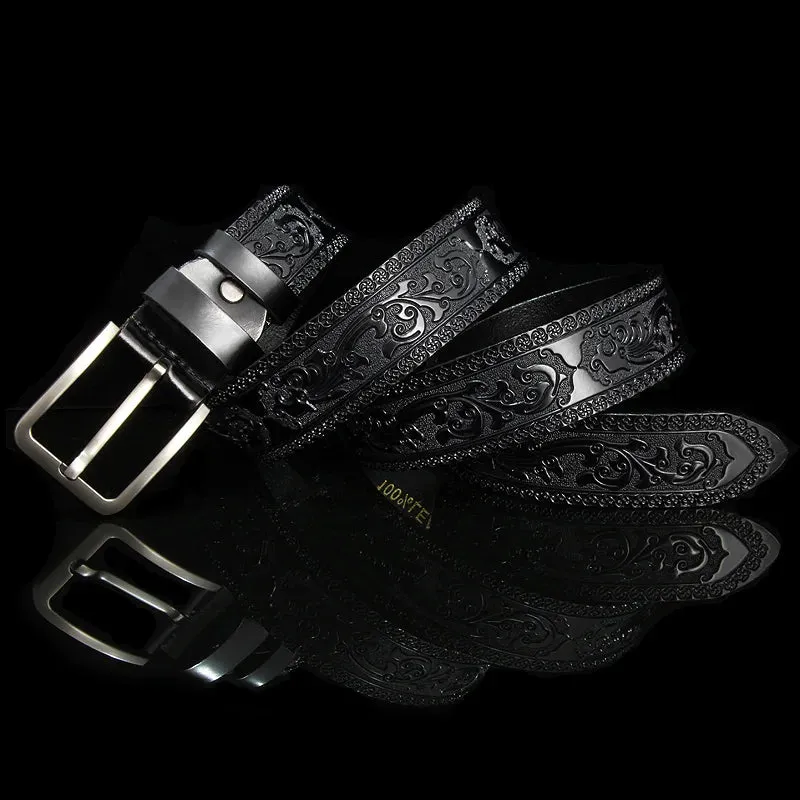 Ravello Grain Leather Belt