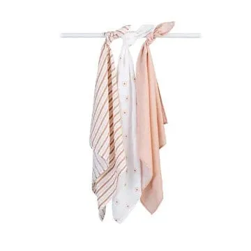 Receiving Blankets Minis For Baby By Lulujo - 3 Pack