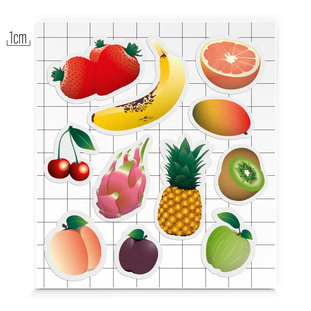 Reflexsticker KID Set: Obst