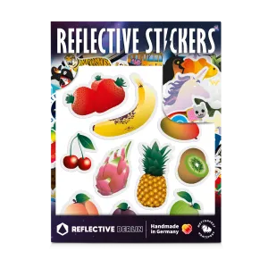Reflexsticker KID Set: Obst