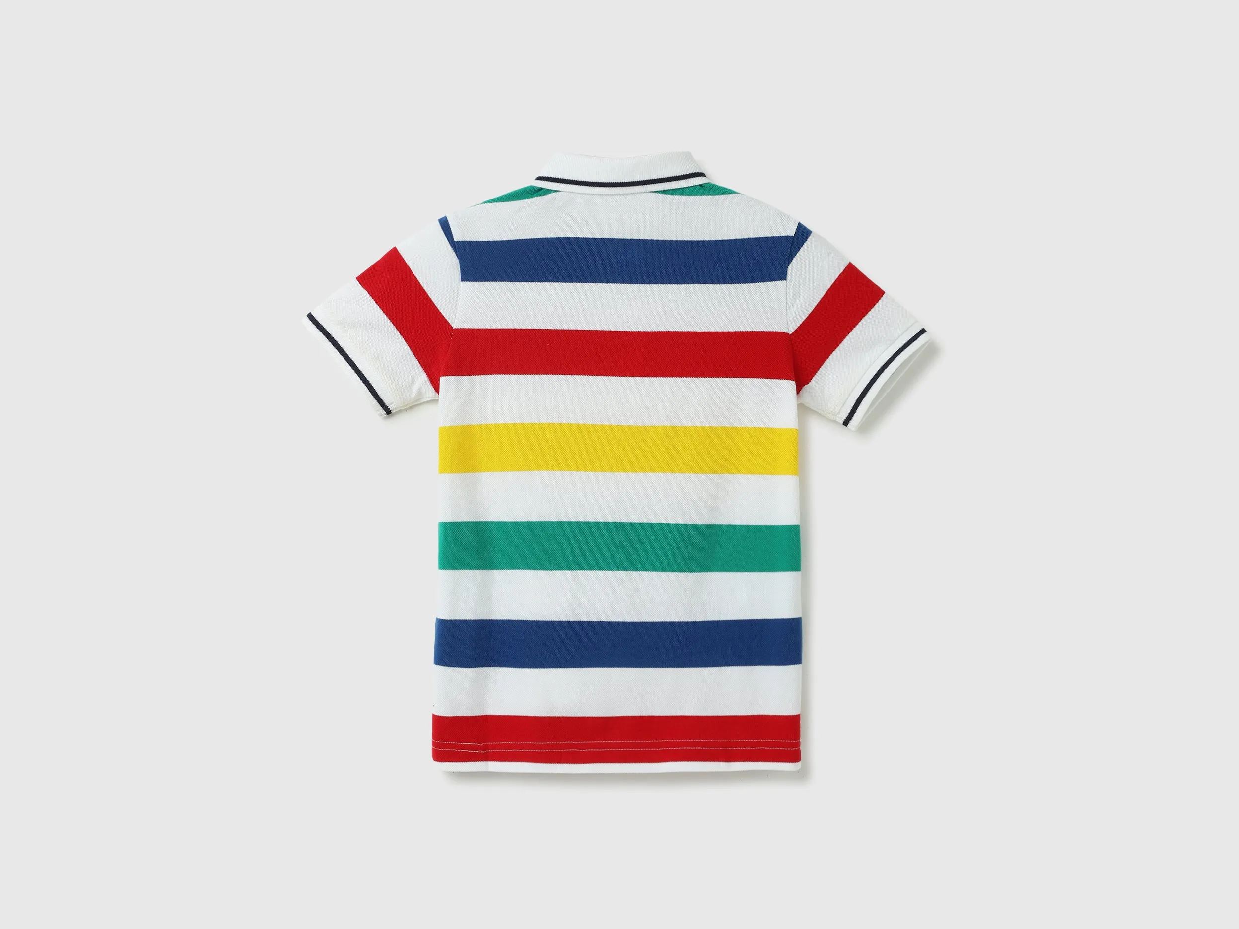 Regular-Fit Striped Polo T-Shirt