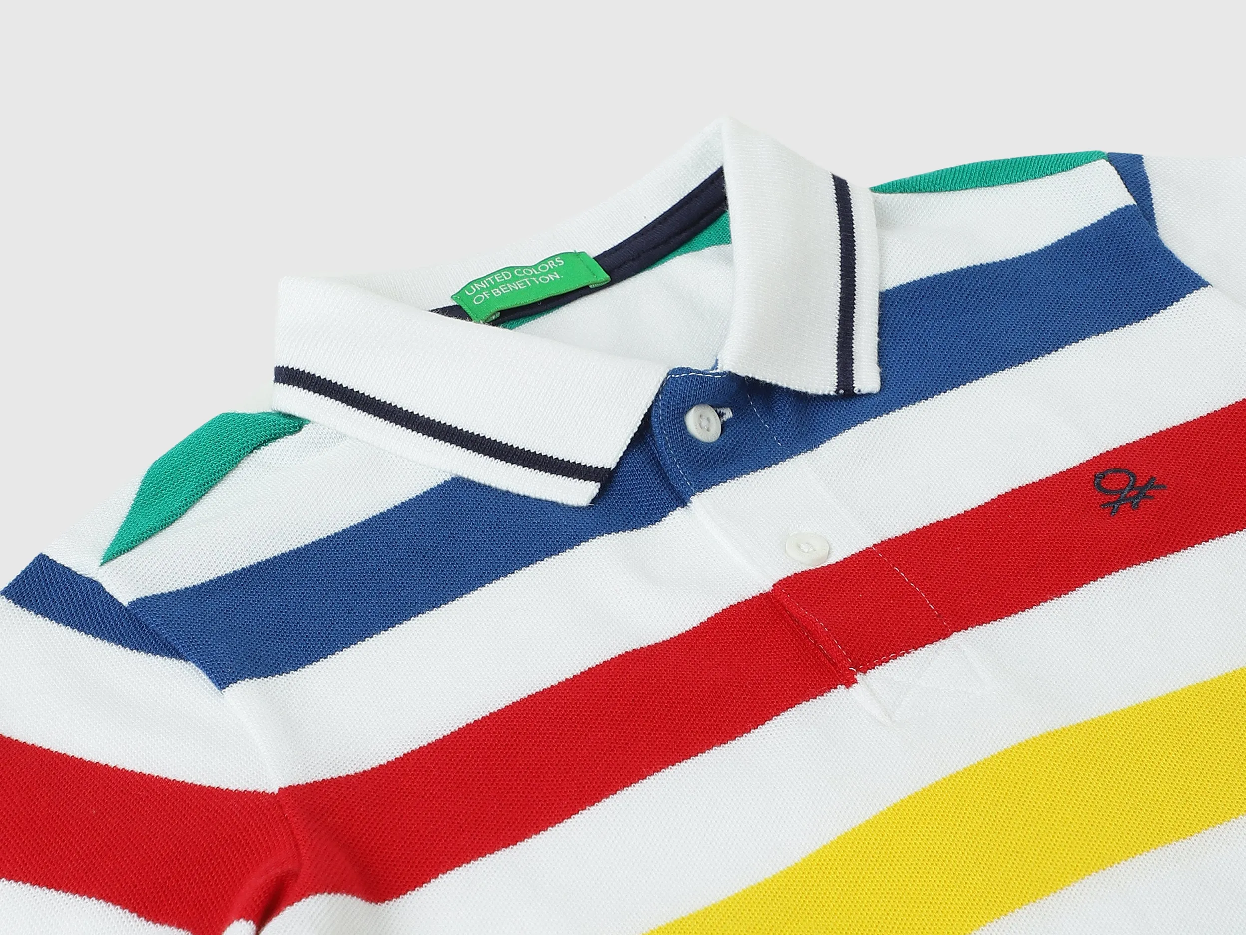 Regular-Fit Striped Polo T-Shirt