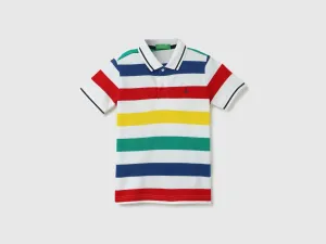 Regular-Fit Striped Polo T-Shirt