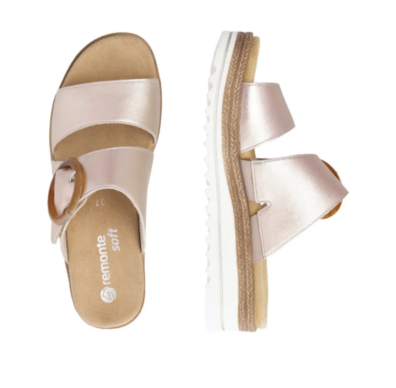 Remonte - D0Q51 Rose Gold Mule
