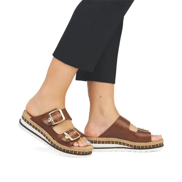 Rieker - V7955 Brown Mule