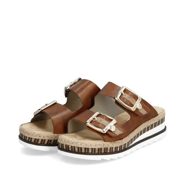 Rieker - V7955 Brown Mule