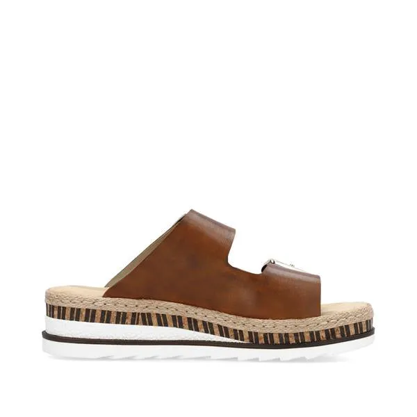 Rieker - V7955 Brown Mule