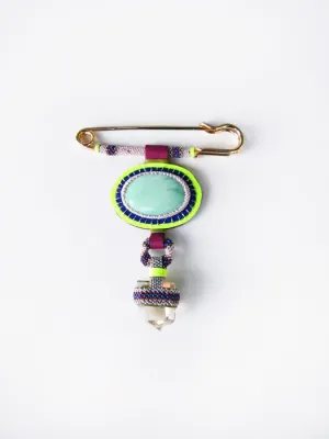 Robin Mollicone Smoky Quartz Pin