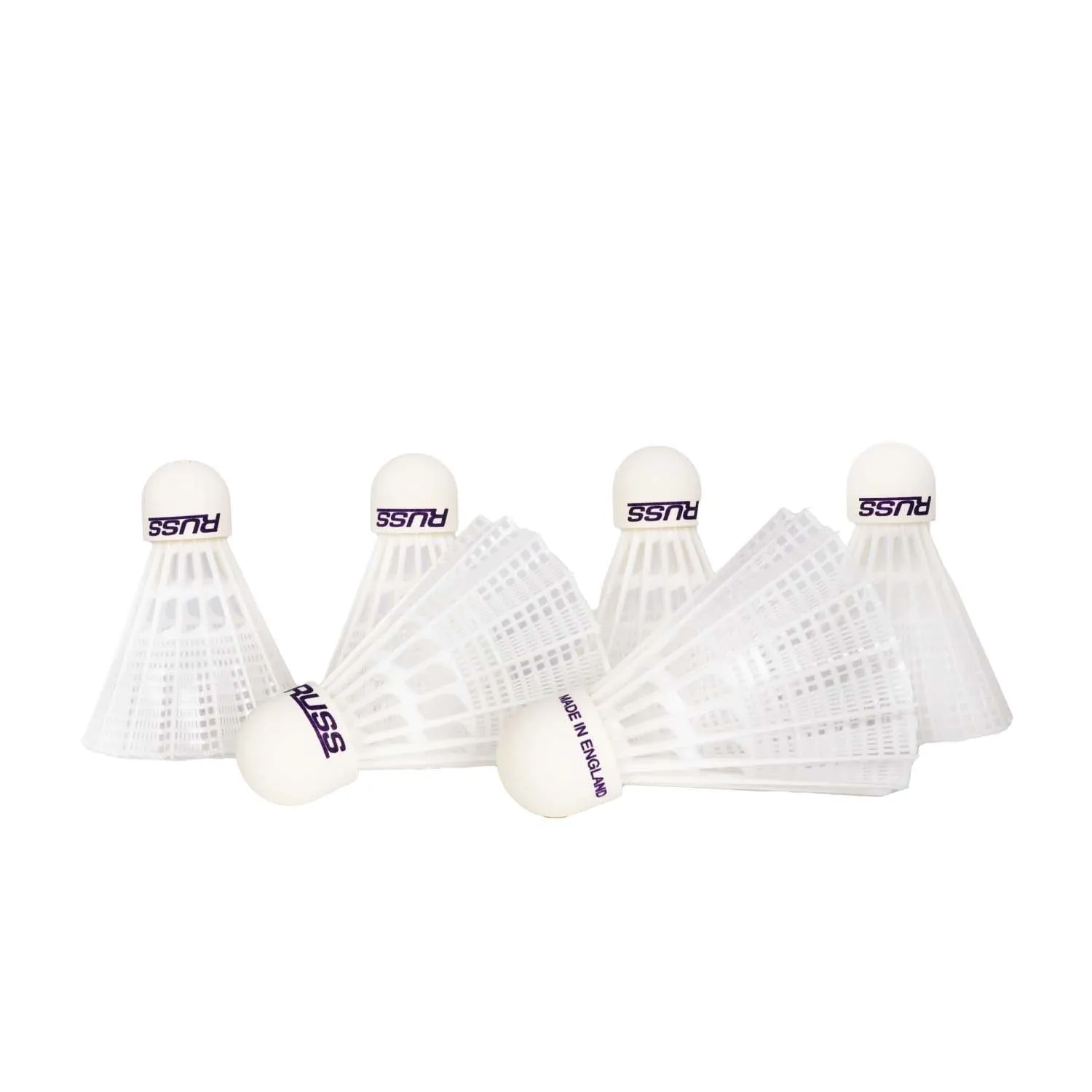 Russ 168 Synthetic Shuttlecocks (Per Tube)