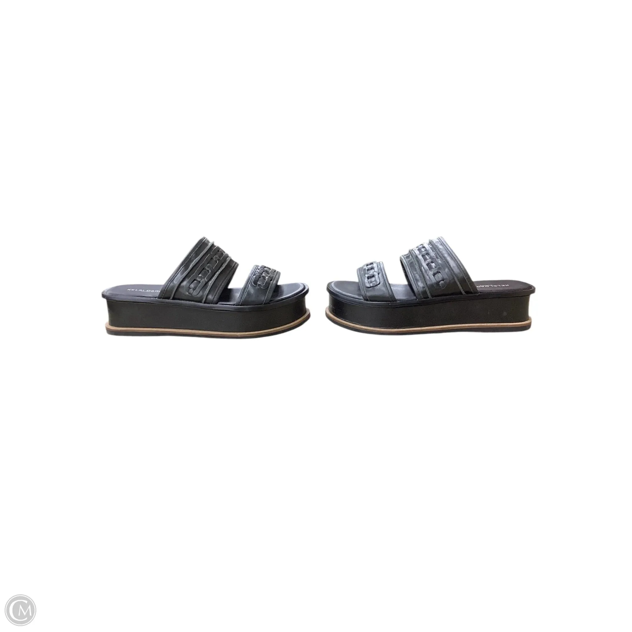 Sandals Heels Platform By Kelsi Dagger In Black, Size: 7.5