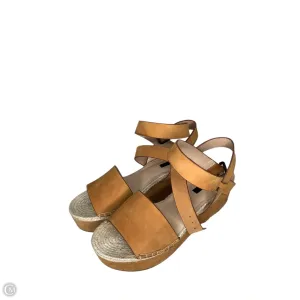 Sandals Heels Platform By Kensie In Tan, Size: 9