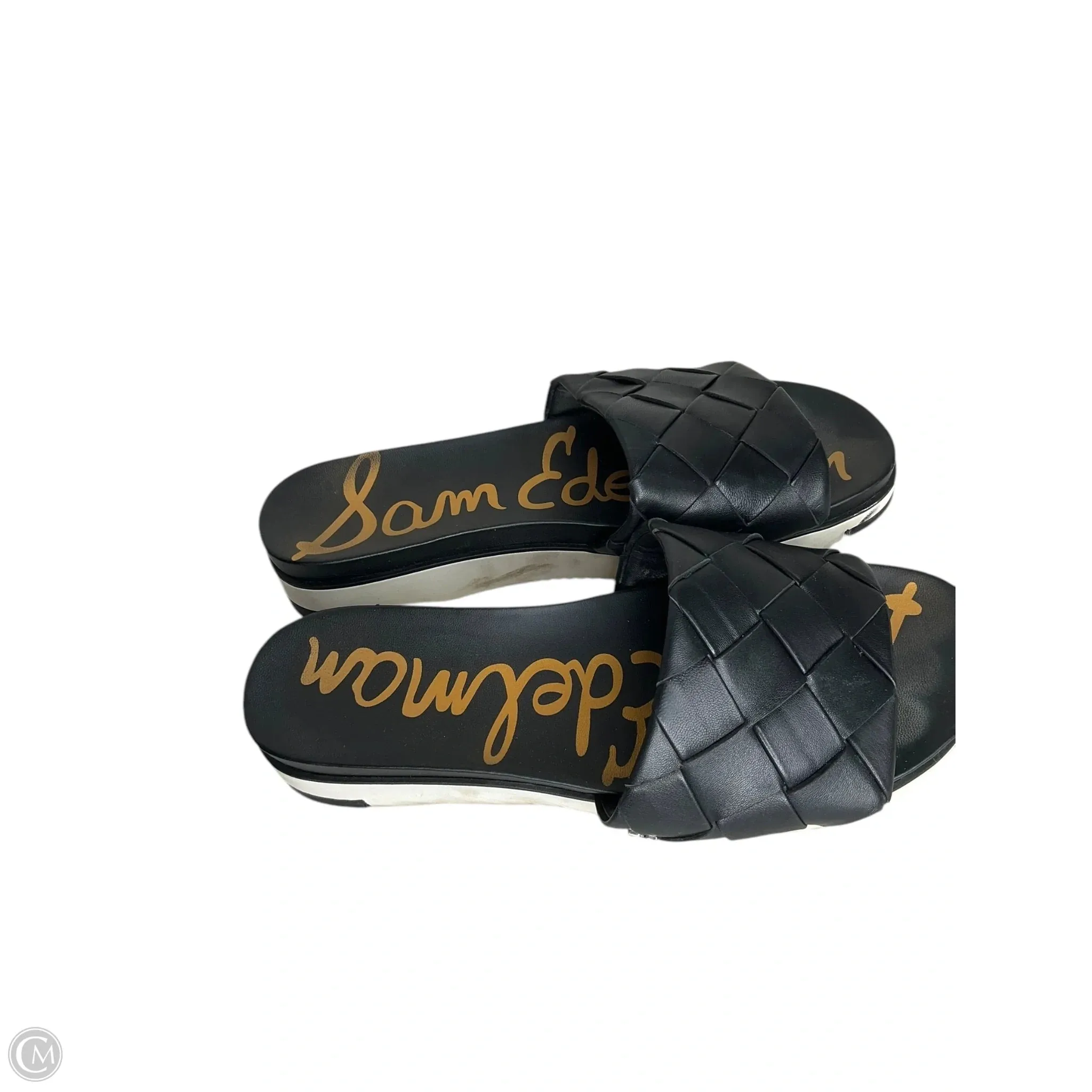 Sandals Heels Platform By Sam Edelman In Black, Size: 10