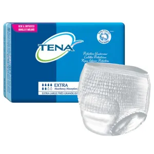 SCA 72425 Tena Protective Underwear, Extra Absorbency, Size XL 55-66, CS/48