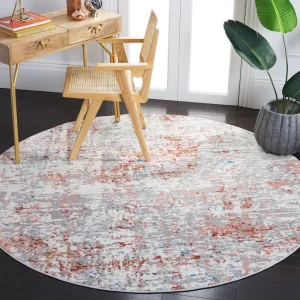 Shivan 100 Performance Abstract Rug 17 Stories Rug Size: Round 6'7"