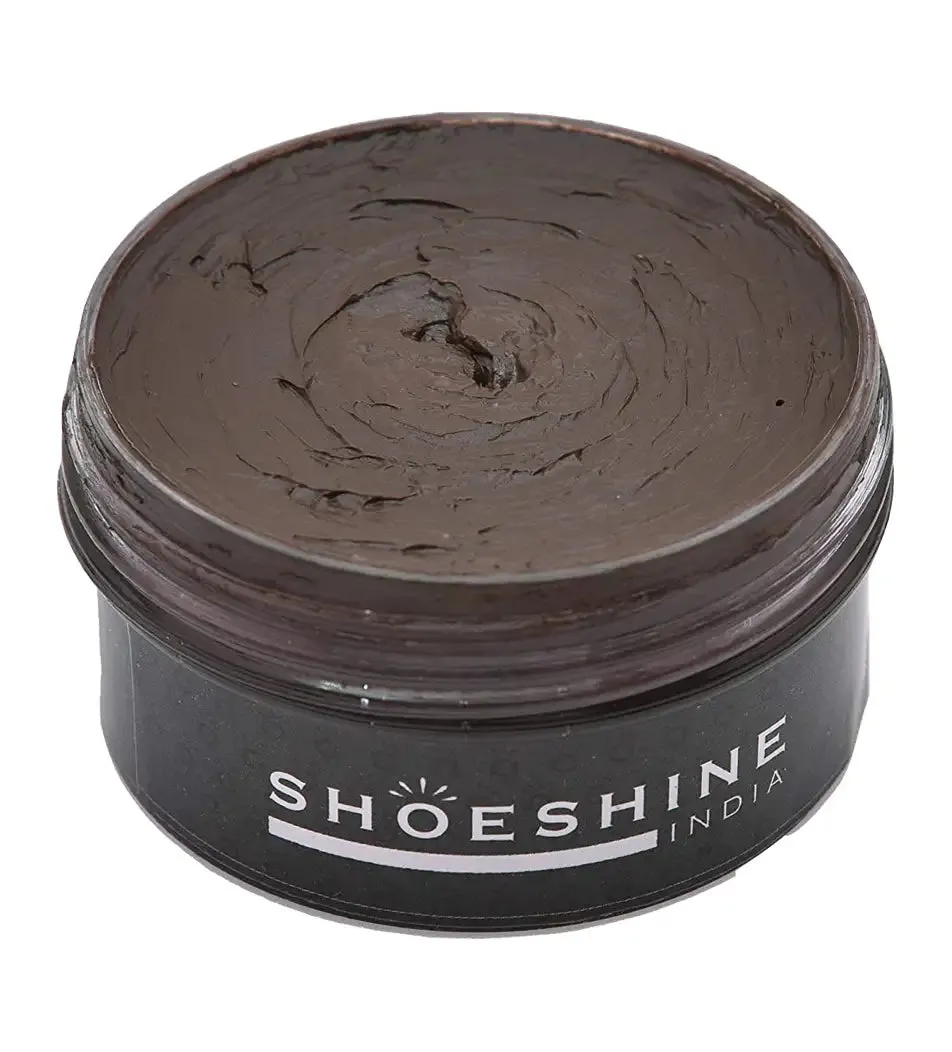 SHOESHINE shoe cream (Dark Brown)- professional leather shoe polish