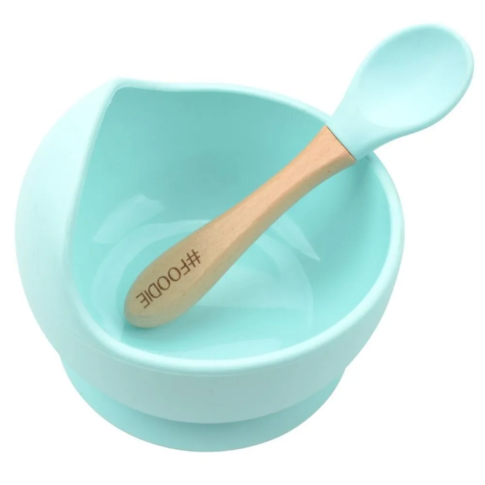 Silicone Bowl   Spoon