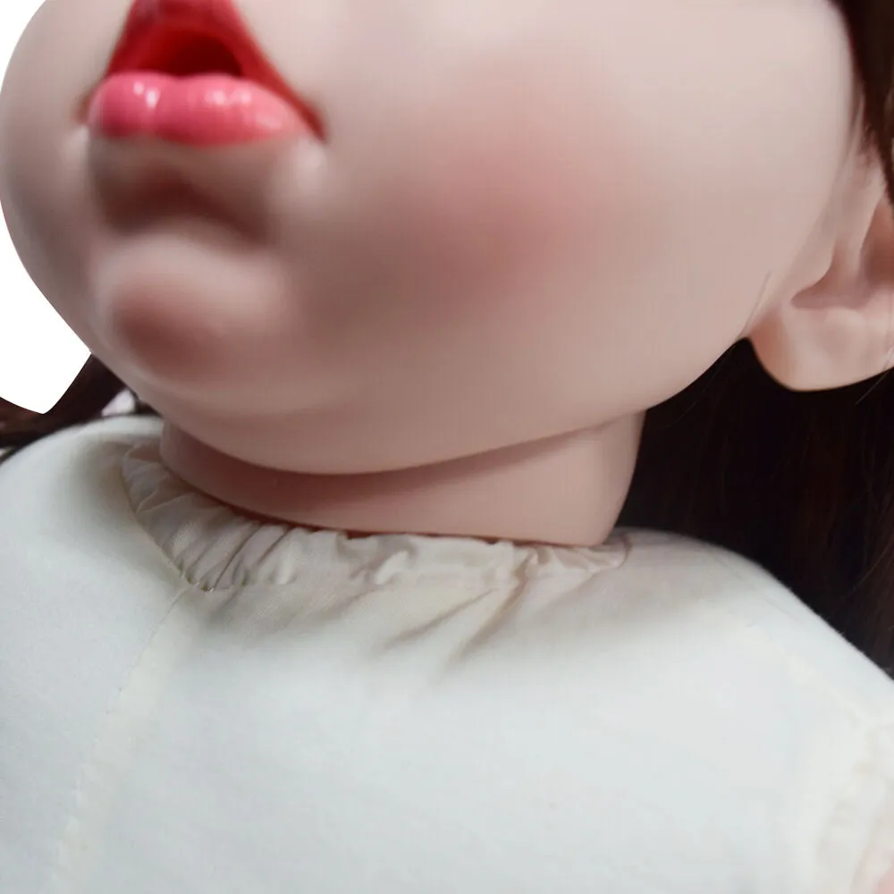 Simulation Doll Lifelike Reborn Baby Dolls Silicone 28" Alive Naked Toddler Girl Doll DIY Gifts