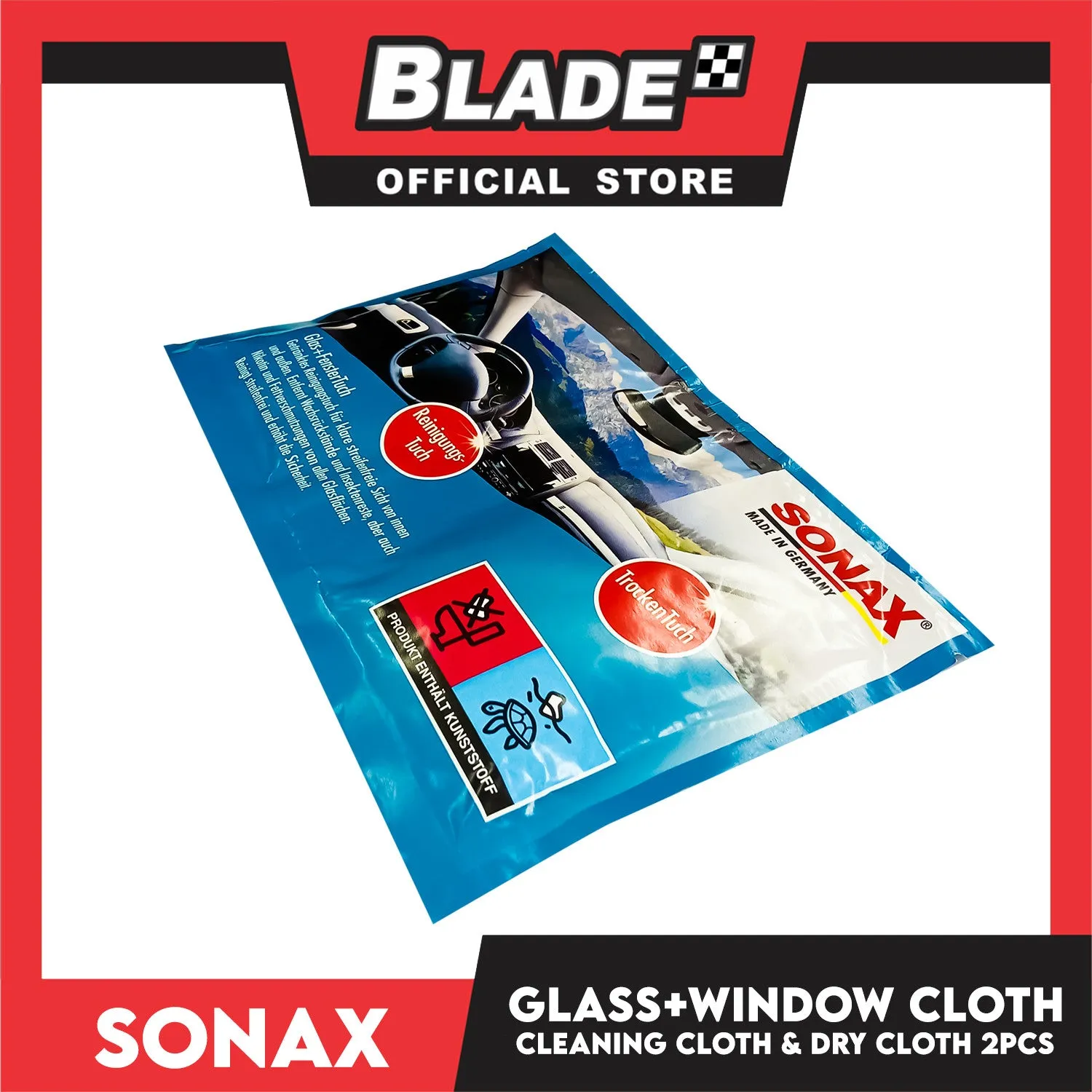 Sonax Glass Window Cleaning Cloth    Dry Cloth