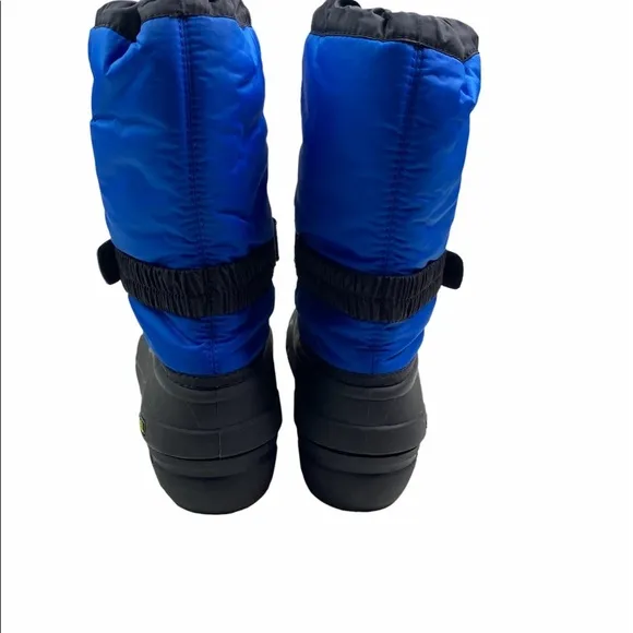 Sorel Big Kid FLURRY BOOT, Black &amp; Super Blue Size 7