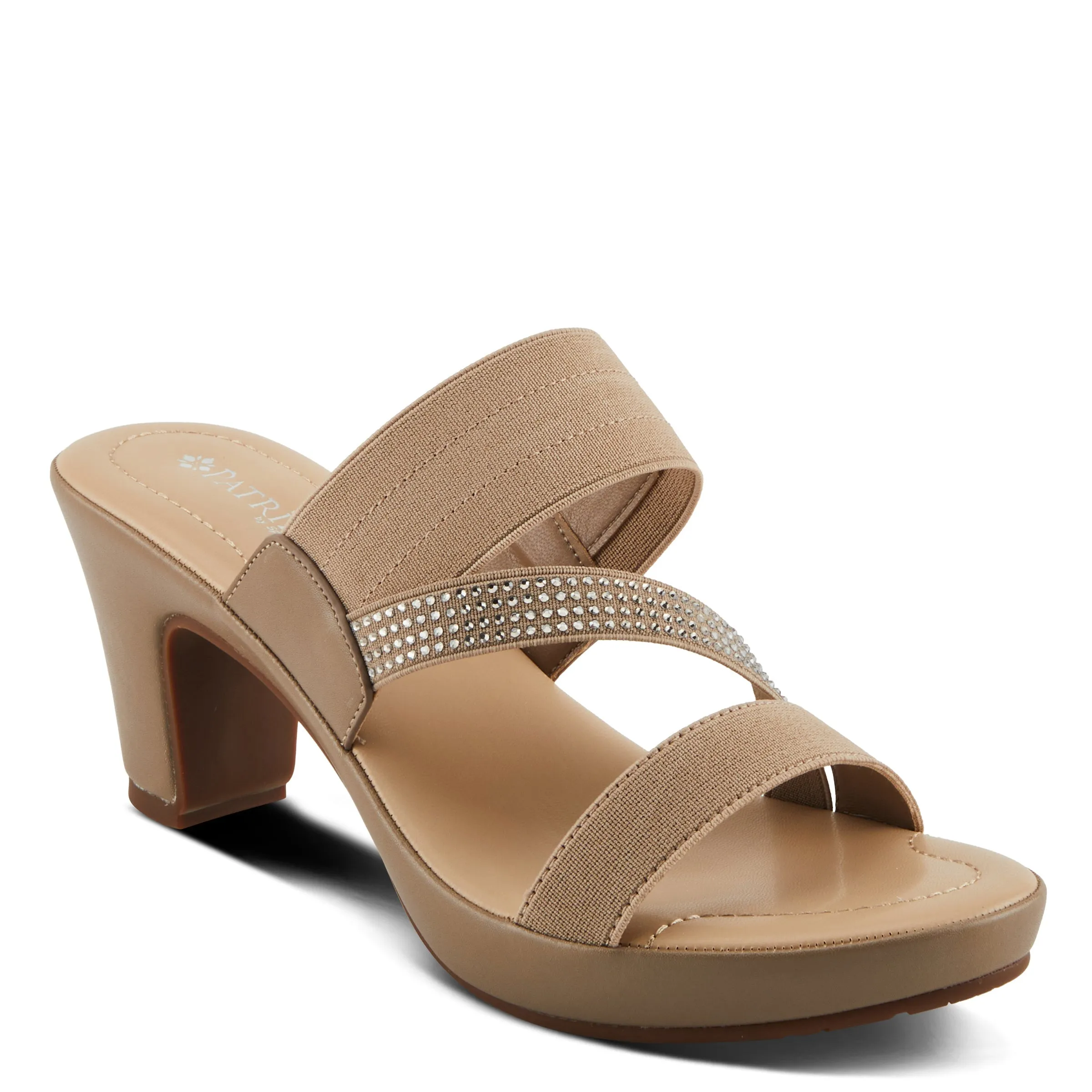 Spring Step Shoes  Patrizia Devorah Sandals Women’s Jeweled Textile Slide