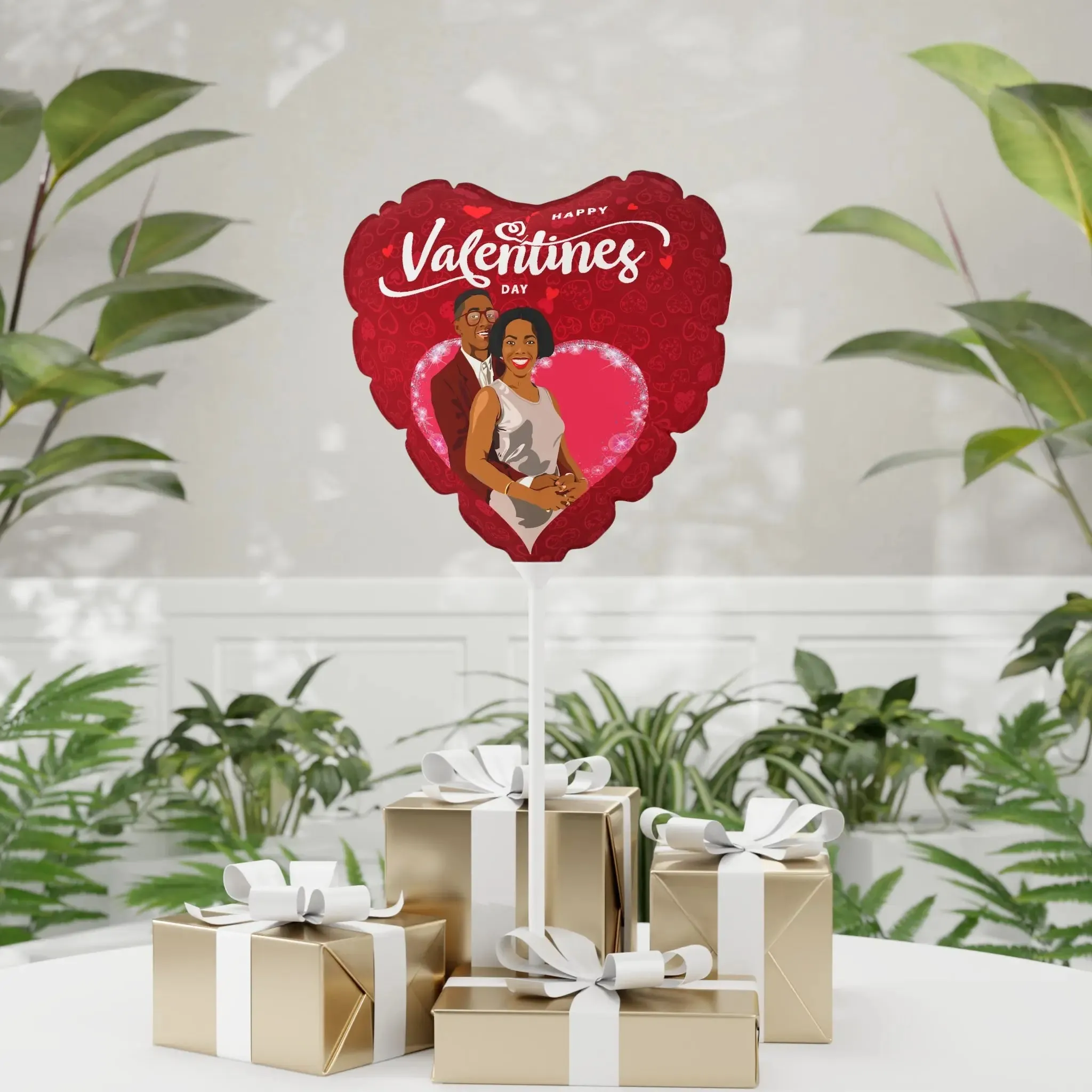 Steve Urkel and Laura Winslow Valentine's Day Balloon